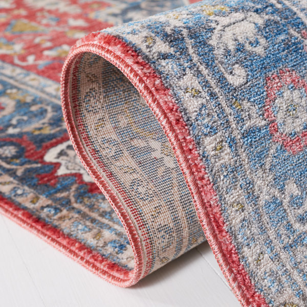 World Menagerie Courts Oriental Red Area Rug & Reviews Wayfair